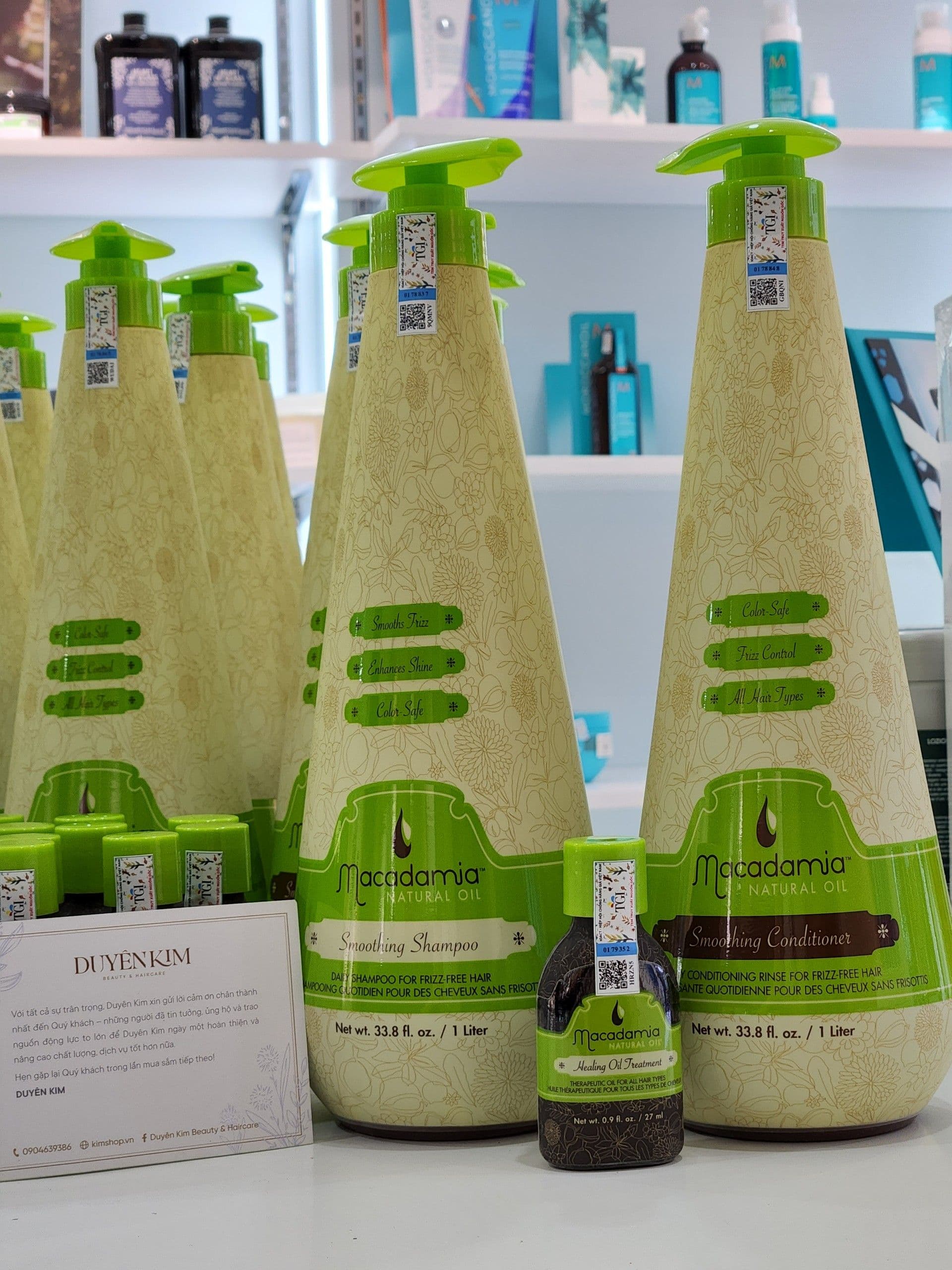 Cặp Dầu Gội Macadamia Smoothing Suôn Mượt