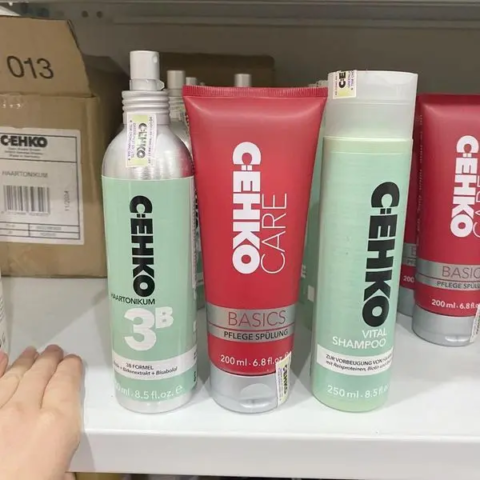 Cặp dầu gội xả chống rụng tóc Cehko Vital Shampoo